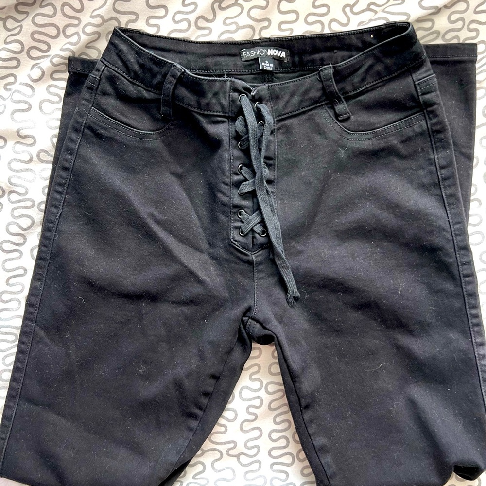 Fashion nova black jeans